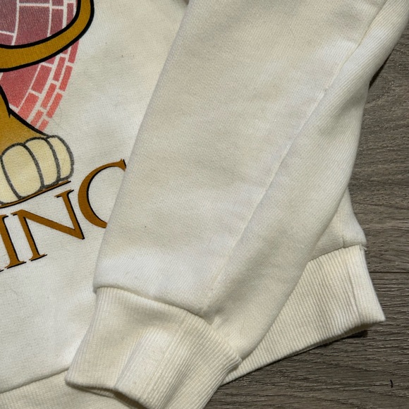 Disney Lion King White Hoodie Simba Juniors Medium Kids - Picture 3 of 5
